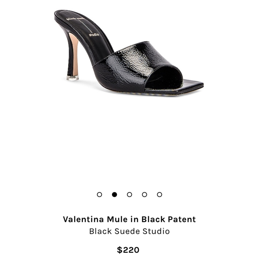 Black Suede Studio Valentina Shoes